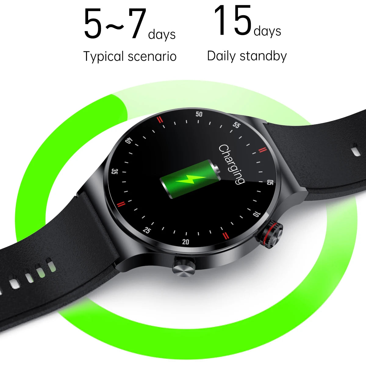 LIGE BW0382 NFC Smart Watch for Men Women Answer Make Call Fitness Tracker Running Watch Music Player Smartwatch for Android IOS