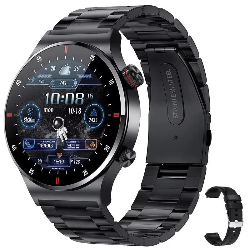 QW33 New Calling Original Smart Watch Men Full Touch Screen Sports Fitness Watch Is Suitable for Android Ios Smartwatch
