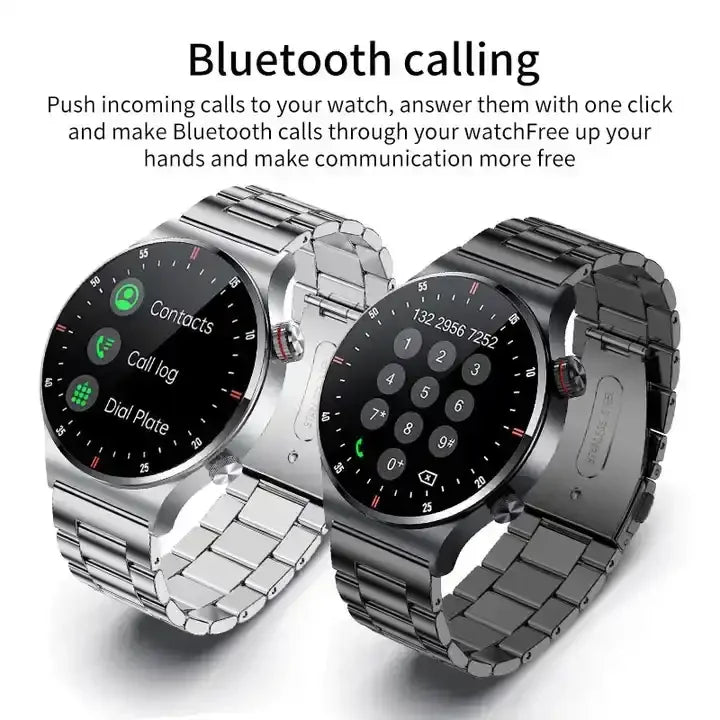QW33 New Calling Original Smart Watch Men Full Touch Screen Sports Fitness Watch Is Suitable for Android Ios Smartwatch