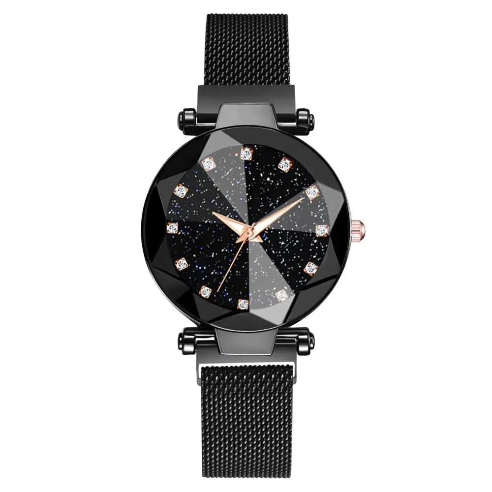 Relógio Feminino Magnético Personalizável a Quartzo – Fashion e Casual
