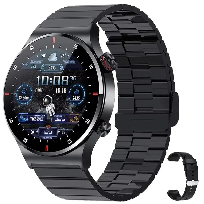 QW33 New Calling Original Smart Watch Men Full Touch Screen Sports Fitness Watch Is Suitable for Android Ios Smartwatch