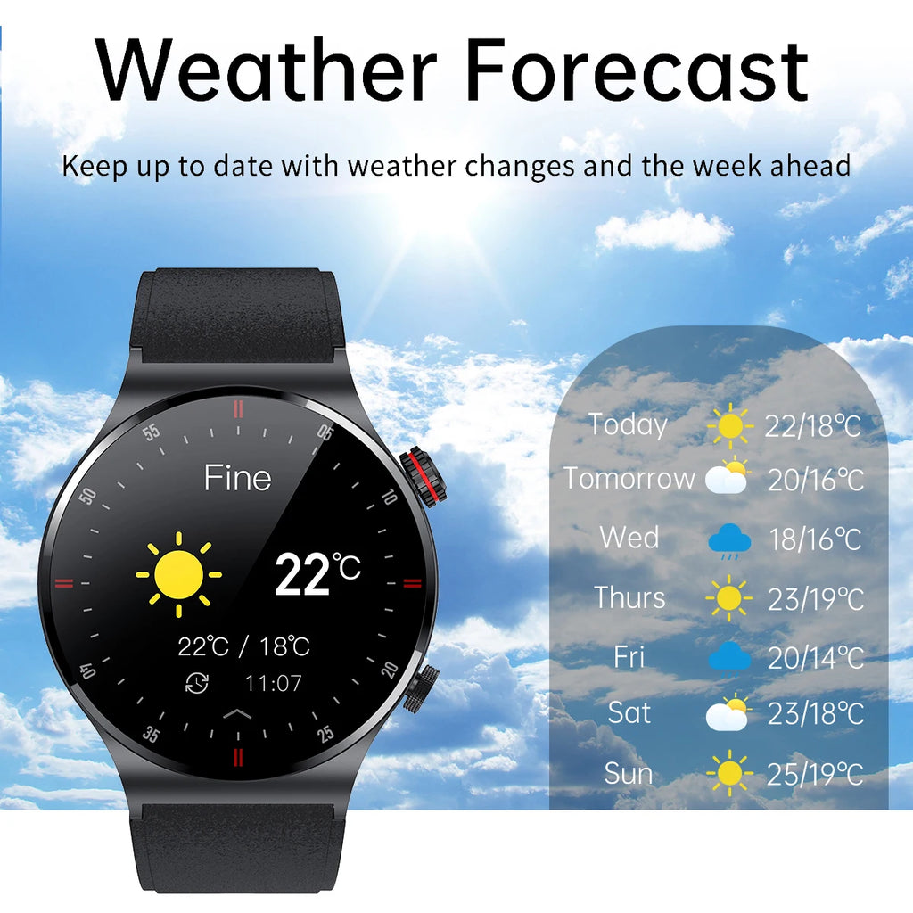 LIGE BW0382 NFC Smart Watch for Men Women Answer Make Call Fitness Tracker Running Watch Music Player Smartwatch for Android IOS