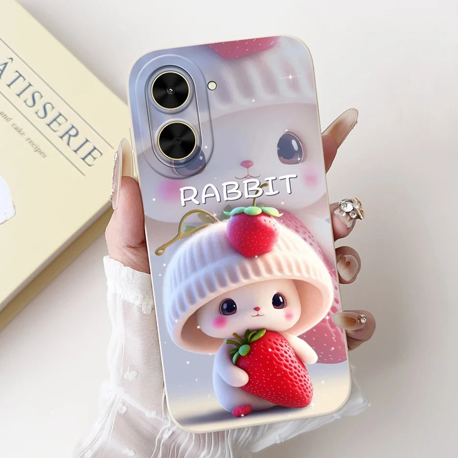 Capa para Xiaomi Redmi A5 4G PocoC71, nova capa moderna com pintura em tons de doce, capa de TPU macia e fosca para Xiaomi Poco C71 Redmi A5.