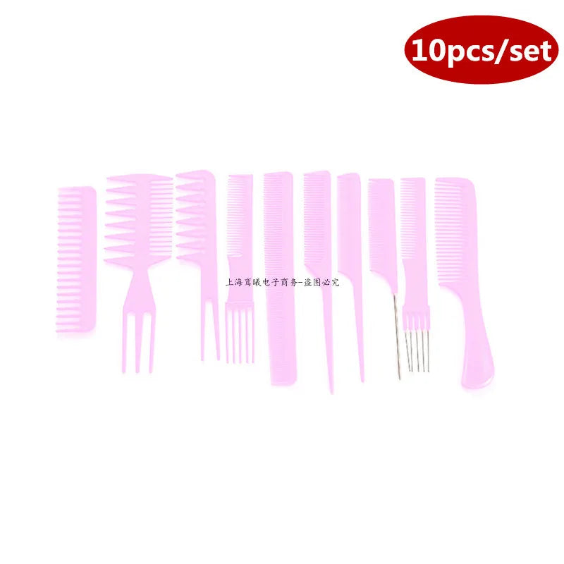 Anti-Static Black Plastic Hairbrush for Men & Women Salon Professional Hairdressing Styling Tool