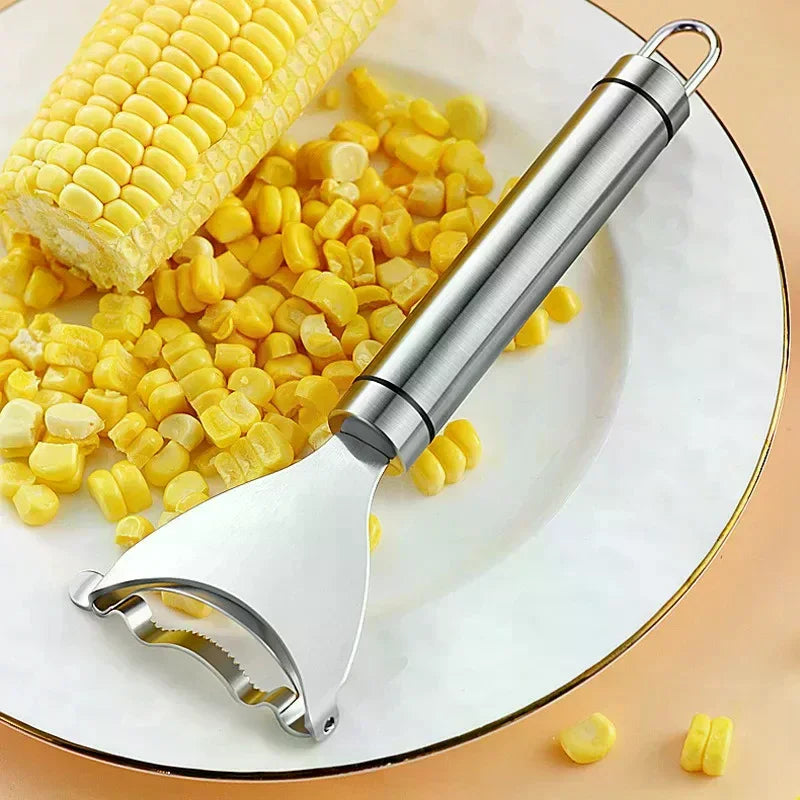 Kitchen Corn Sheller Stainless Steel Corn Planer Household Corn Sheller Manual Corn Thresher Roe Deer Scissors
