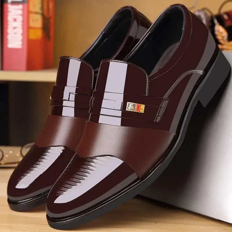 Autumn Men's business Shoes Fashion Dress footwear Casual comfortable small leathershoes Simple versatile male shoe Zapatos 2024