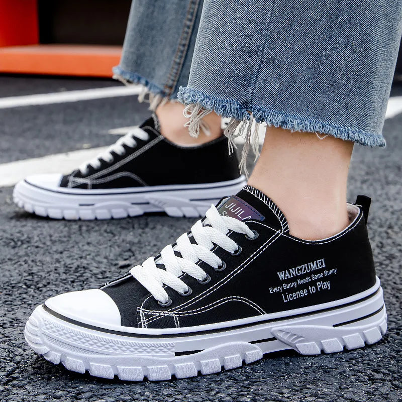Shoes for Men Fashion Casual Canvas Mens Shoes Light Comfortable Walking Flats for Men Outdoor Tennis Sneakers Tenis Para Hombre