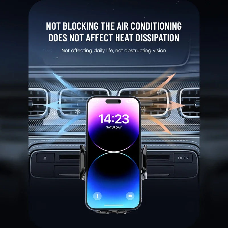 Novo suporte para celular veicular, compatível com e-commerce internacional, entrada para CD, trava automática e suporte para GPS.