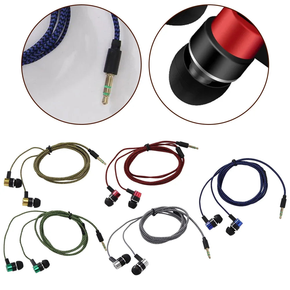 Fone de ouvido intra-auricular com fio de 3,5 mm, caixa básica com 2 unidades, fones de ouvido estéreo com graves potentes, cancelamento de ruído, fone de ouvido para celular com graves excelentes.