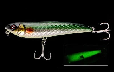 Isca artificial rígida DOG Fishing Pencil Lure Topwater Magician Dogs, 10g/9cm, 1 unidade em promoção.