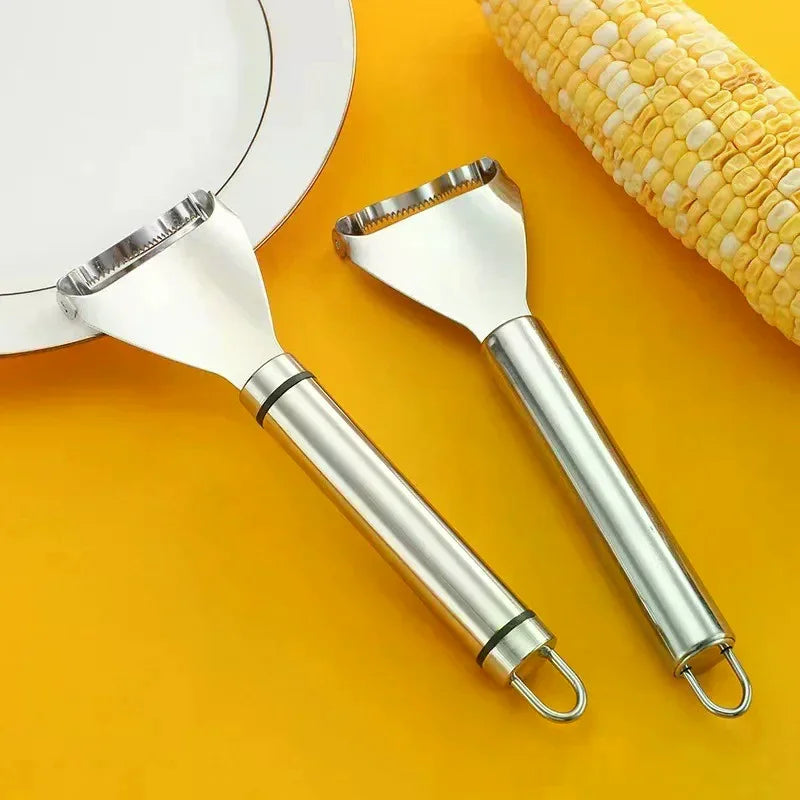Kitchen Corn Sheller Stainless Steel Corn Planer Household Corn Sheller Manual Corn Thresher Roe Deer Scissors