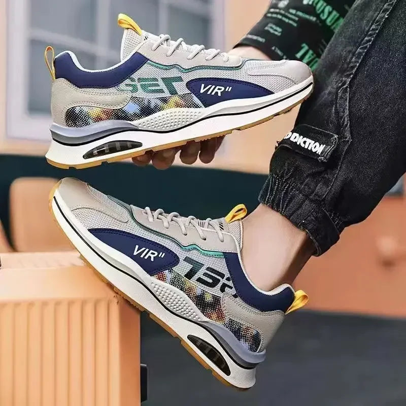 Men's Shoes Fashion 2024 Breathable Mesh Casual Shoes Student Running Lace Up Comfort Sports Shoes Sneakers Zapatillas De Hombre