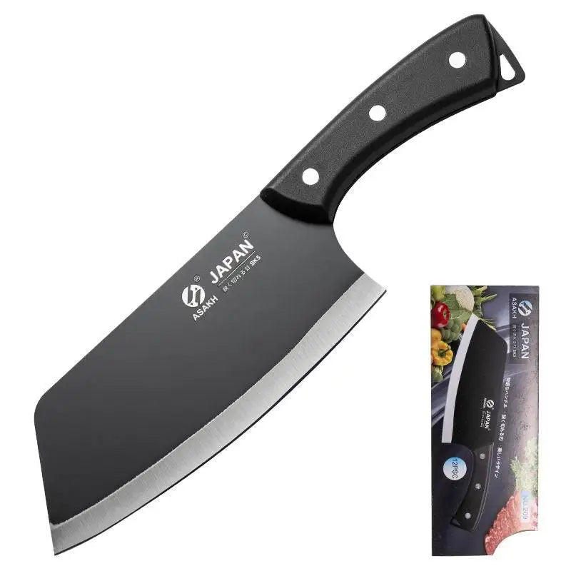 The stainless steel kitchen knife is a lightweight and sharp tool suitable for cutting vegetables meat and fruits in the kitchen