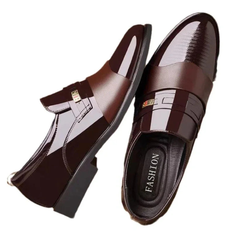 Autumn Men's business Shoes Fashion Dress footwear Casual comfortable small leathershoes Simple versatile male shoe Zapatos 2024