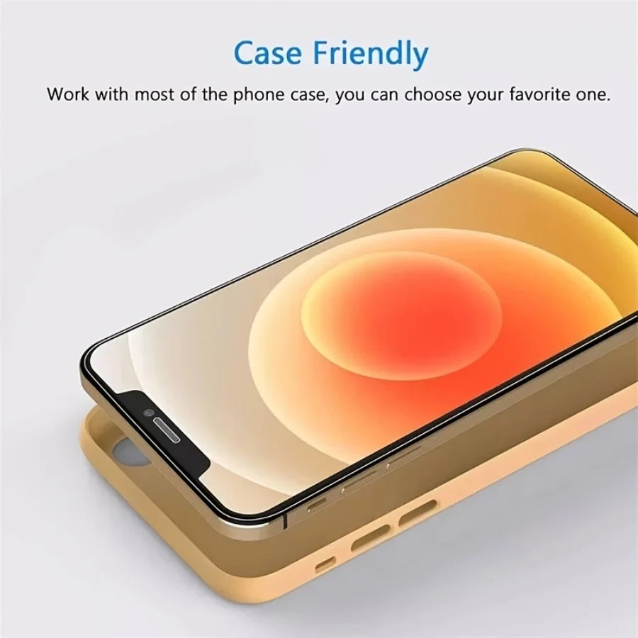 Kit com 4 películas protetoras de tela com cobertura total para iPhone 11, 12, 13, 14 Pro Max, em vidro temperado, compatíveis com iPhone 7, 8 Plus, X, XR, XS Max, SE, 20 e 22.