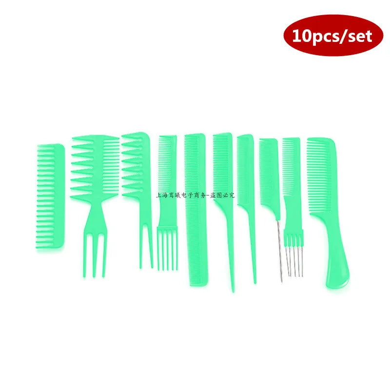 Anti-Static Black Plastic Hairbrush for Men & Women Salon Professional Hairdressing Styling Tool