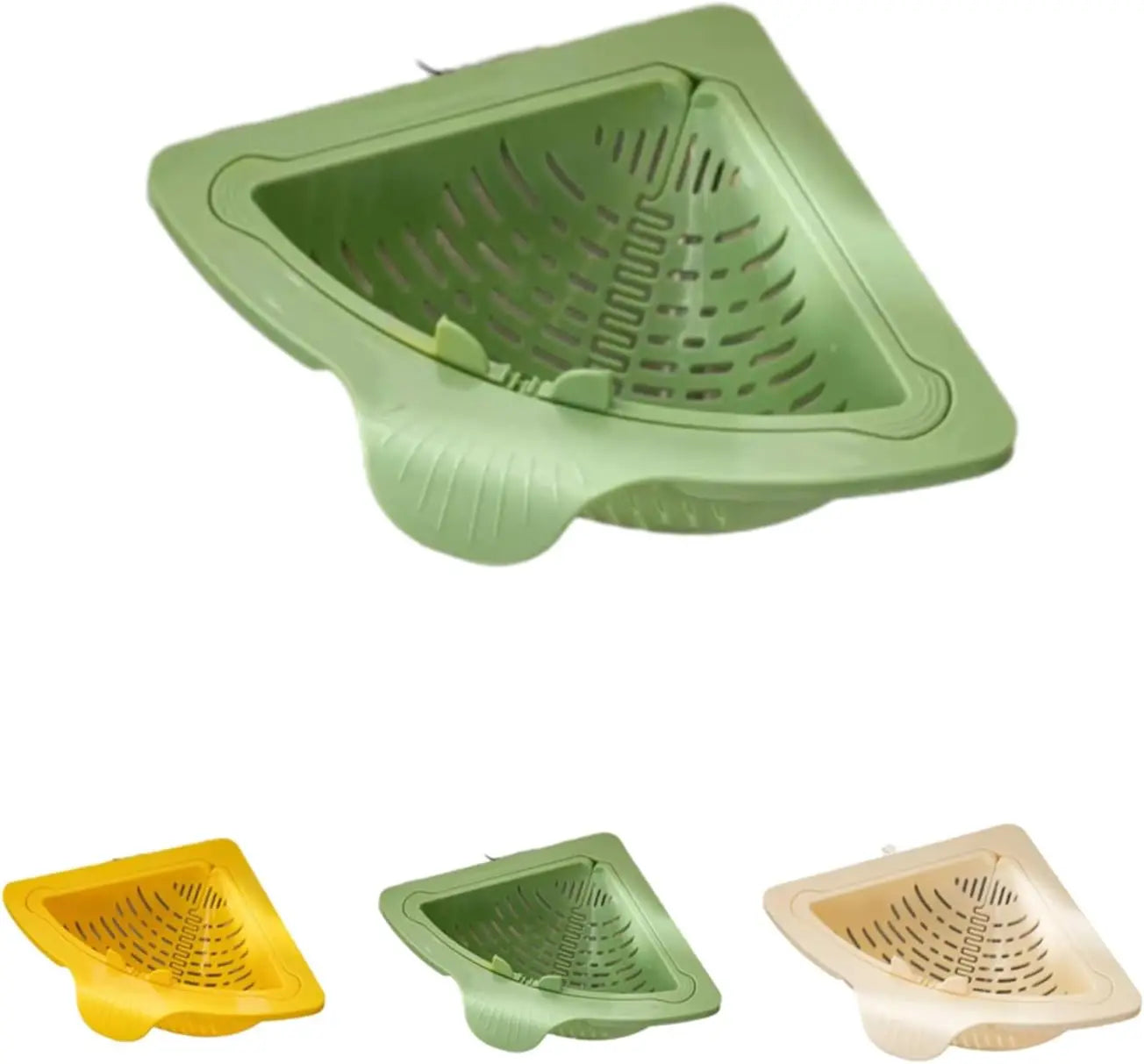 Kitchen Sink Drain Basket Fine Mesh Drain Rack Magnetic Drainage Basket Plastic Kitchen Corner Sink Strainer For Small Kitchens