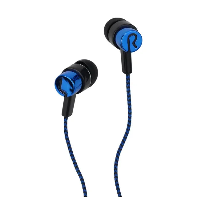 Fone de ouvido intra-auricular com fio de 3,5 mm, caixa básica com 2 unidades, fones de ouvido estéreo com graves potentes, cancelamento de ruído, fone de ouvido para celular com graves excelentes.