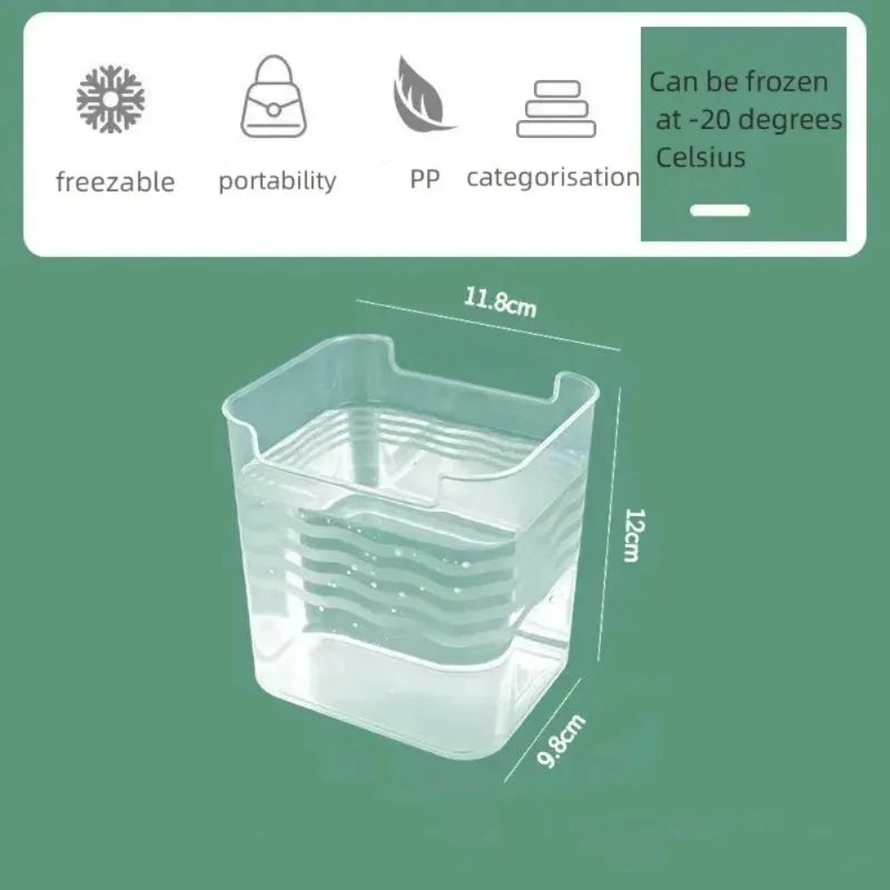 Kitchen Fridge Organiser Convenient sorting storage for vegetables, fruits and food storage boxes