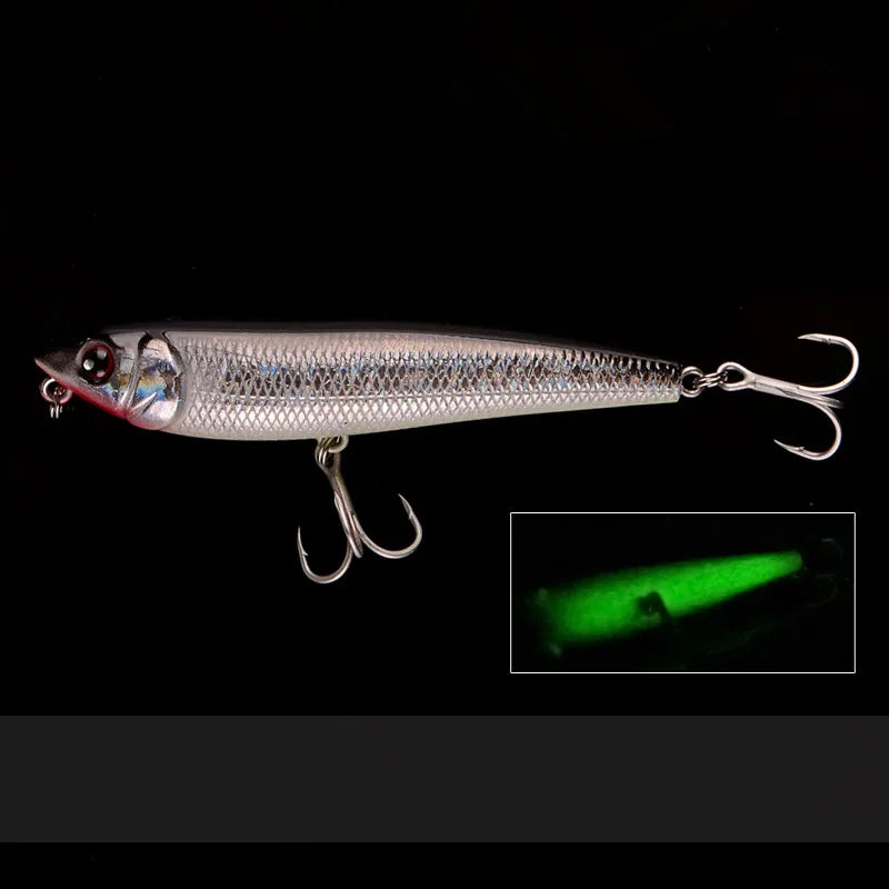 Isca artificial rígida DOG Fishing Pencil Lure Topwater Magician Dogs, 10g/9cm, 1 unidade em promoção.