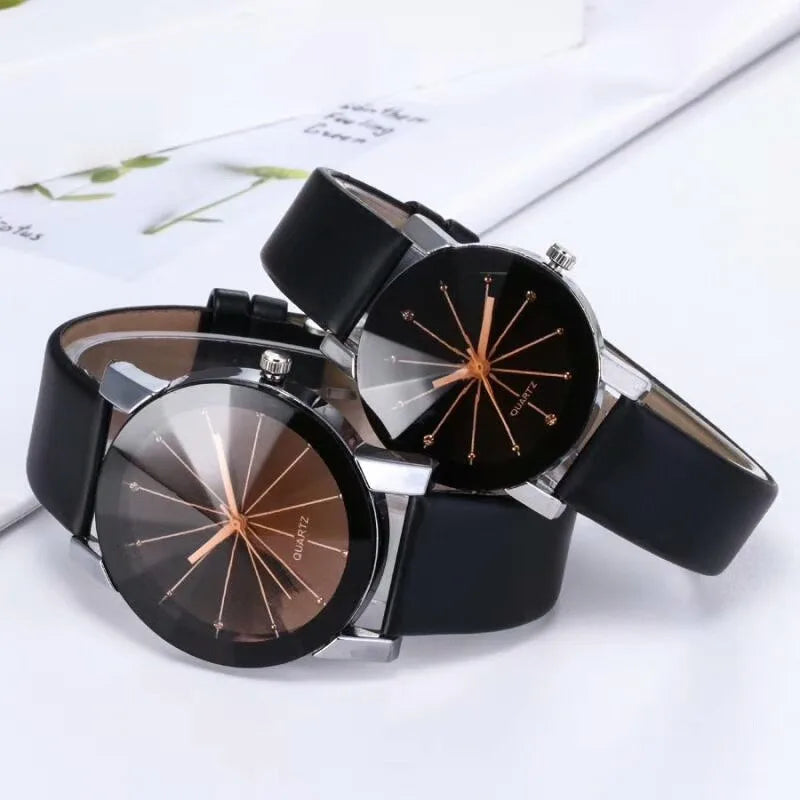 Relógio Feminino Bracelete de Couro – Luxo Fashion e Esportivo com Data Automática