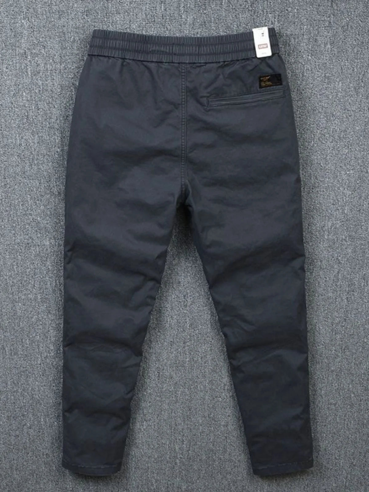 Men's Loose Fit Pure Cotton Work Pants Durable Casual Trousers for Labor Protection Fashionable Urban Style Long Pants