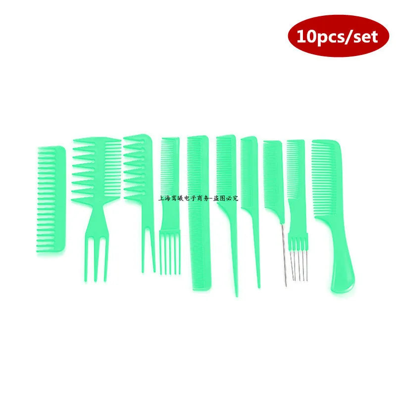 Anti-Static Black Plastic Hairbrush for Men & Women Salon Professional Hairdressing Styling Tool