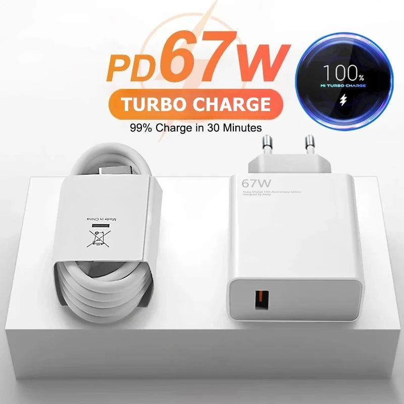 Carregador rápido de viagem com porta USB para Xiaomi 100-240V, adaptador de carregador USB, hub de carregamento versátil.