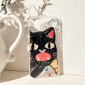 Capa para Samsung Galaxy A56 A55 A54 A35 A36 A26 A16 A15 A14 A34 A53 S25 S24 S23 Ultra Plus S20 S21 S24 FE com desenho fofo de gato