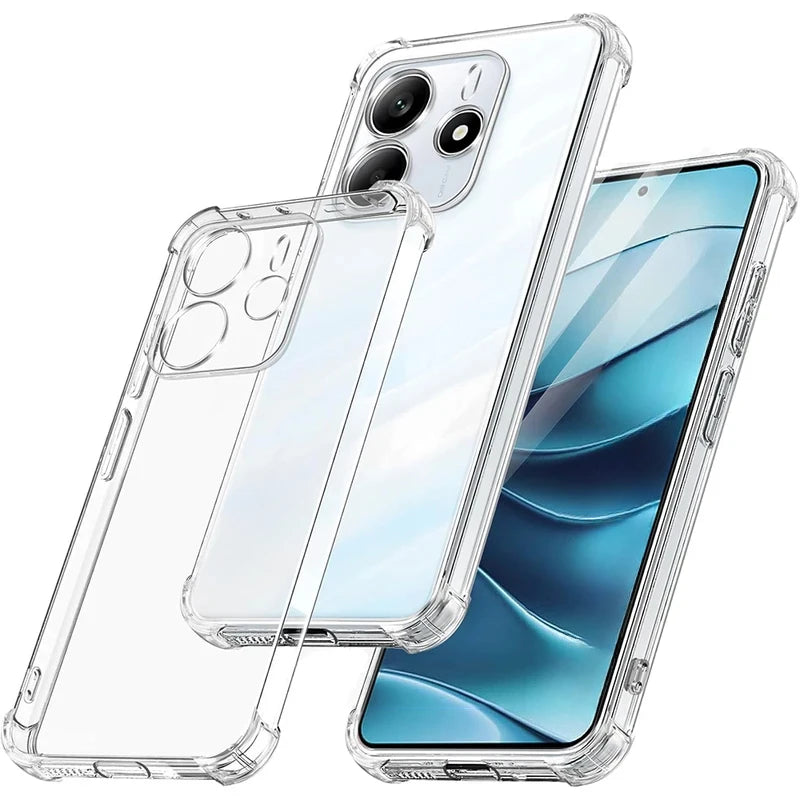 Capas de silicone à prova de choque para Xiaomi Redmi Note 14 5G. Capa protetora ultrafina e macia para a parte traseira do Xiaomi Redmi Note 14 Note 14 5G.