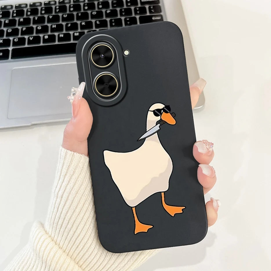Capa para Xiaomi Redmi A5 4G PocoC71, nova capa moderna com pintura em tons de doce, capa de TPU macia e fosca para Xiaomi Poco C71 Redmi A5.