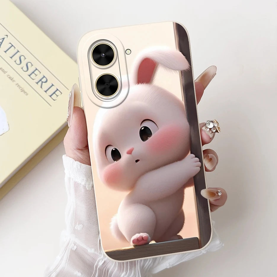 Capa para Xiaomi Redmi A5 4G PocoC71, nova capa moderna com pintura em tons de doce, capa de TPU macia e fosca para Xiaomi Poco C71 Redmi A5.
