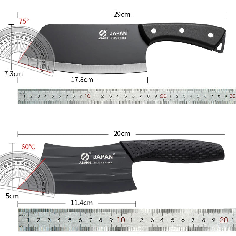 The stainless steel kitchen knife is a lightweight and sharp tool suitable for cutting vegetables meat and fruits in the kitchen