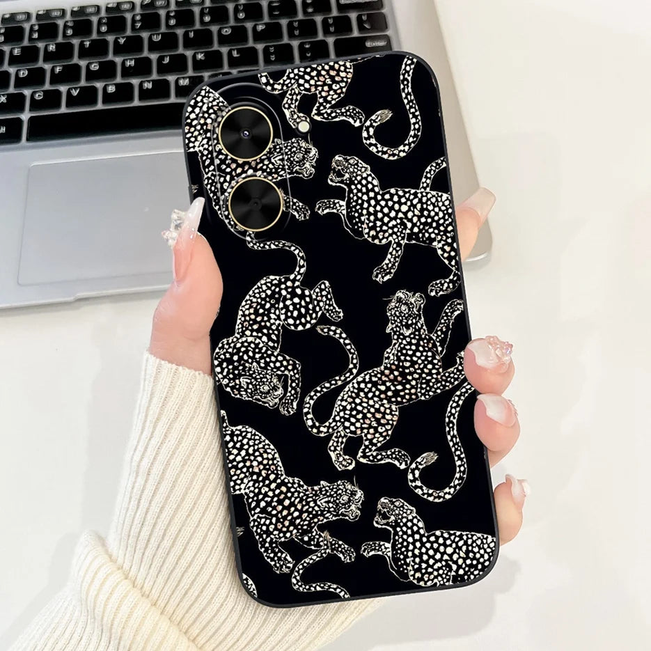 Capa para Xiaomi Redmi A5 4G PocoC71, nova capa moderna com pintura em tons de doce, capa de TPU macia e fosca para Xiaomi Poco C71 Redmi A5.