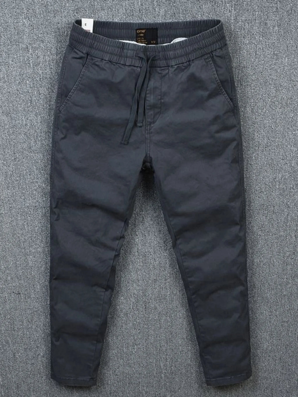 Men's Loose Fit Pure Cotton Work Pants Durable Casual Trousers for Labor Protection Fashionable Urban Style Long Pants