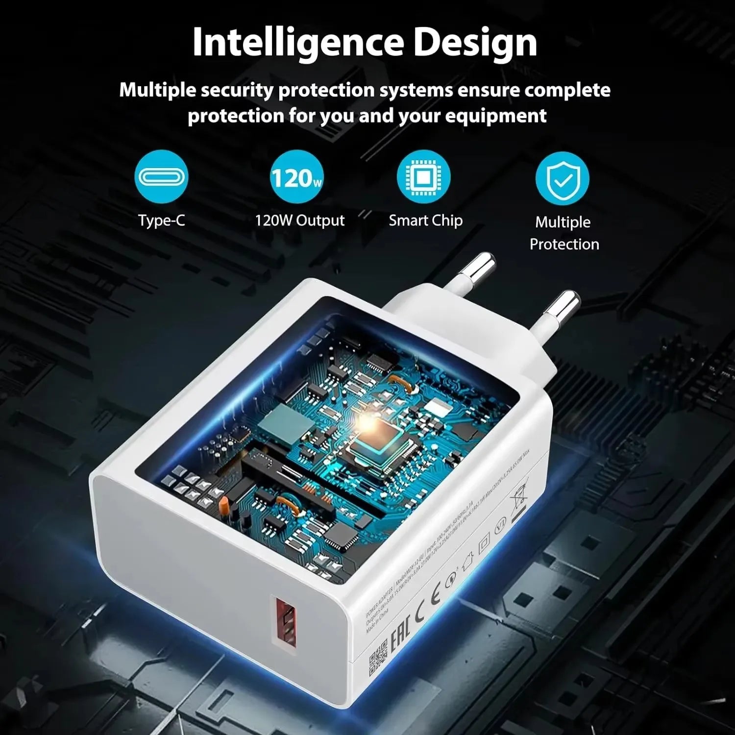 Carregador USB rápido de 120 W para Xiaomi 11 12 13 14 Redmi Note 11T 12 12T 13 14 Pro POCO F4 F5 X4 X5 X6 com cabo de carregamento turbo tipo C de 6 A