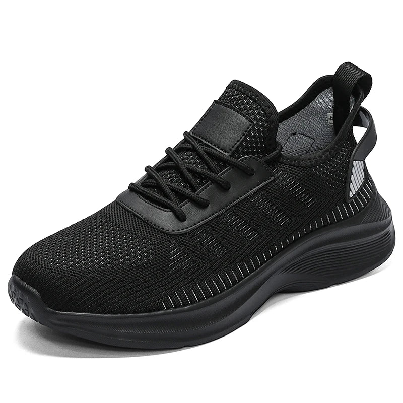 New Men's Sneakers Thick Sole Comfortable Casual Shoes Lightweight Breathable Fashion Running Shoes Luxury Male Tenis Masculino