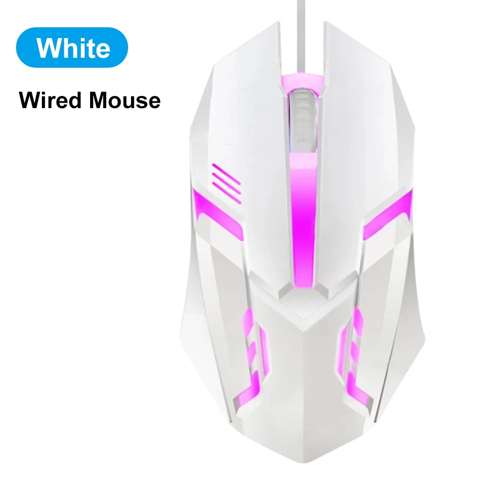 Mouse Bluetooth 5.2 RGB 2.4G Sem Fio com Modo Duplo para Jogos, 6 Botões, Silencioso, para MacBook, Tablet, Laptop e Computador.
