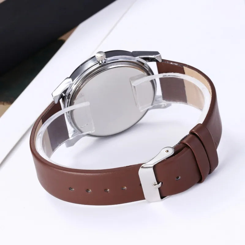 Relógio Feminino Bracelete de Couro – Luxo Fashion e Esportivo com Data Automática