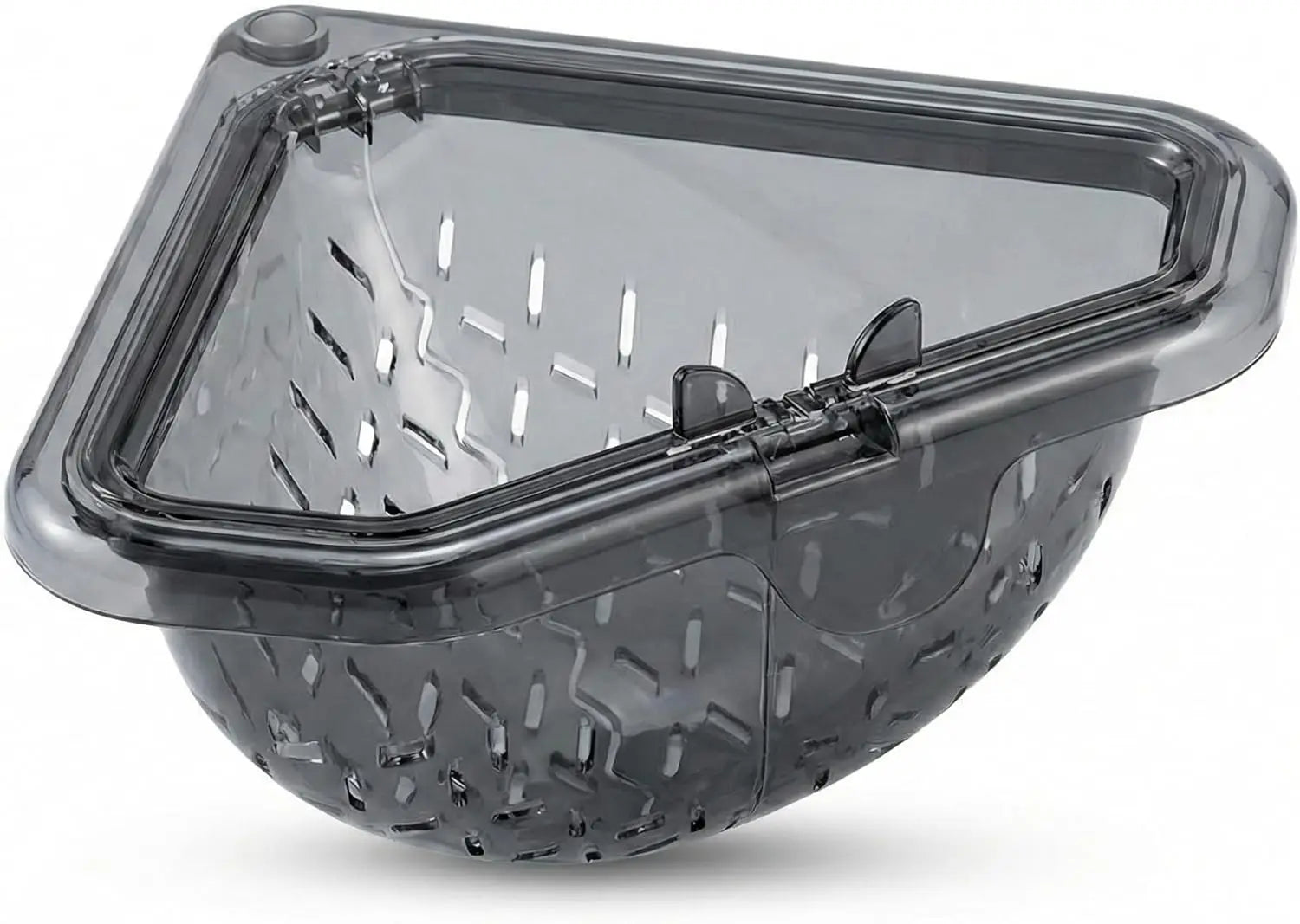 Kitchen Sink Drain Basket Fine Mesh Drain Rack Magnetic Drainage Basket Plastic Kitchen Corner Sink Strainer For Small Kitchens