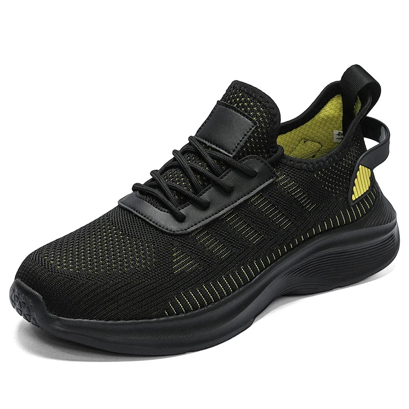 New Men's Sneakers Thick Sole Comfortable Casual Shoes Lightweight Breathable Fashion Running Shoes Luxury Male Tenis Masculino