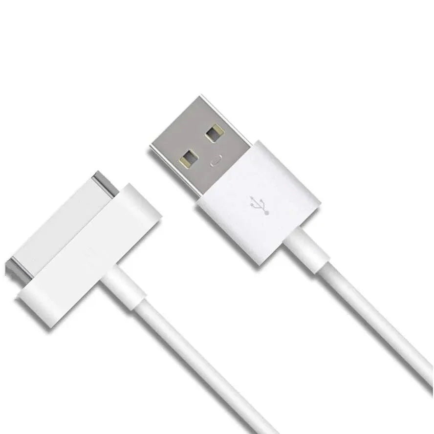 Cabo Adaptador de 30 Pinos para Carregamento Nano Touch, Dados e Dados, Carregador USB para iPhone 4, 4s, 3G, 3GS, iPad 1, 2, 3 e iPod.