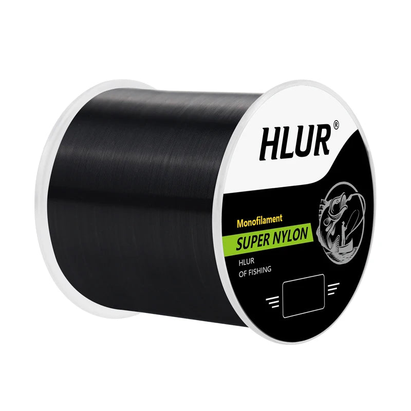Linha de pesca HLUR 500m Super Strong Nylon Monofilamento de Alta Qualidade Resistente à Abrasão, Linha de Pesca Japonesa 4.4-28.6LB Fluorocarbono Afundante