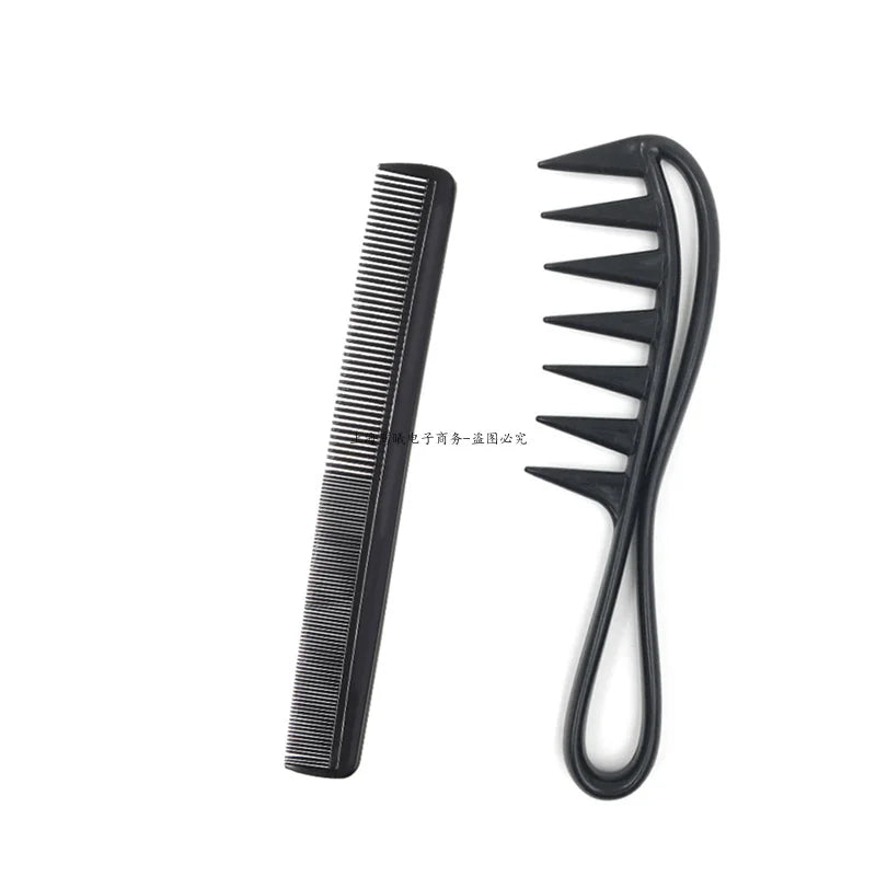 Anti-Static Black Plastic Hairbrush for Men & Women Salon Professional Hairdressing Styling Tool