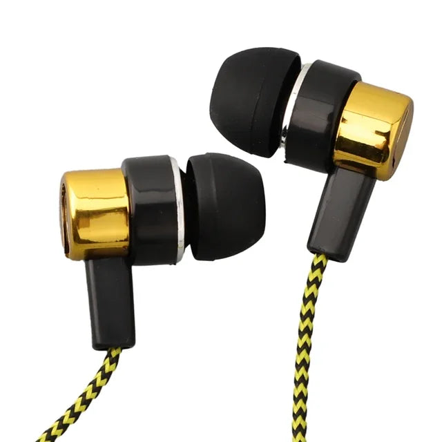 Fone de ouvido intra-auricular com fio de 3,5 mm, caixa básica com 2 unidades, fones de ouvido estéreo com graves potentes, cancelamento de ruído, fone de ouvido para celular com graves excelentes.