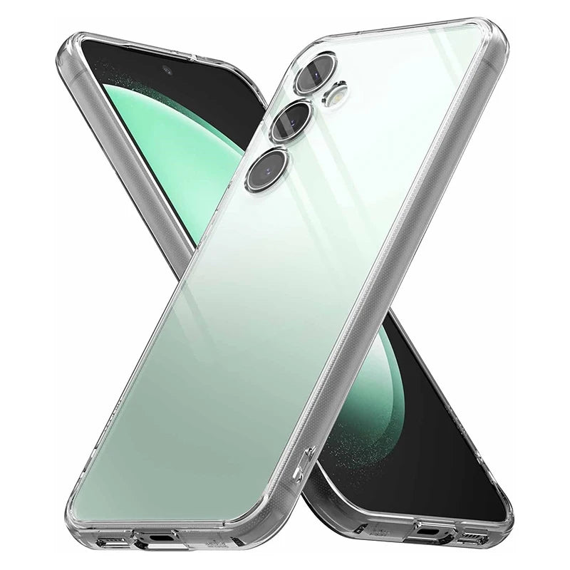 Capa ultrafina transparente de silicone TPU para Samsung Galaxy S24 Ultra, compatível com Samsung S24, S23, S22, S21 Ultra FE, A14, A34, A54 e 5G.