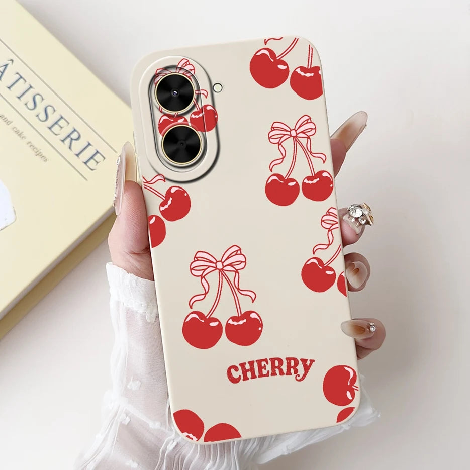 Capa para Xiaomi Redmi A5 4G PocoC71, nova capa moderna com pintura em tons de doce, capa de TPU macia e fosca para Xiaomi Poco C71 Redmi A5.