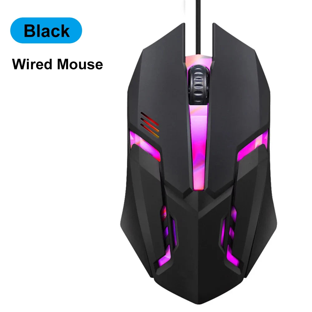 Mouse Bluetooth 5.2 RGB 2.4G Sem Fio com Modo Duplo para Jogos, 6 Botões, Silencioso, para MacBook, Tablet, Laptop e Computador.
